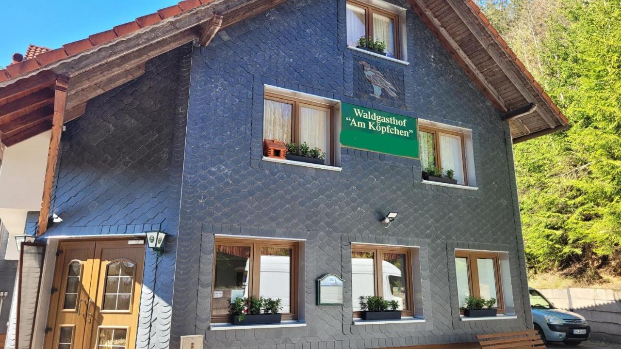 Waldpension Am Koepfchen Kurort Steinbach-Hallenberg Kültér fotó